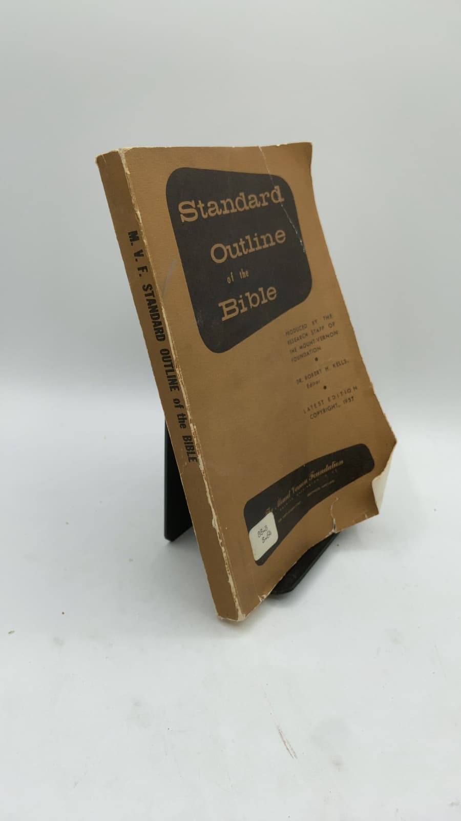 Standard Outline of the Bible by Research Staff of the Mount Vernon Foundation - front cover