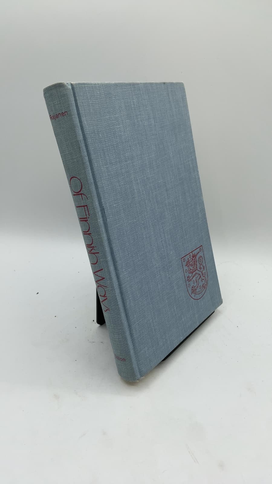 Of Finnish Ways by Aini Rajanen - front cover