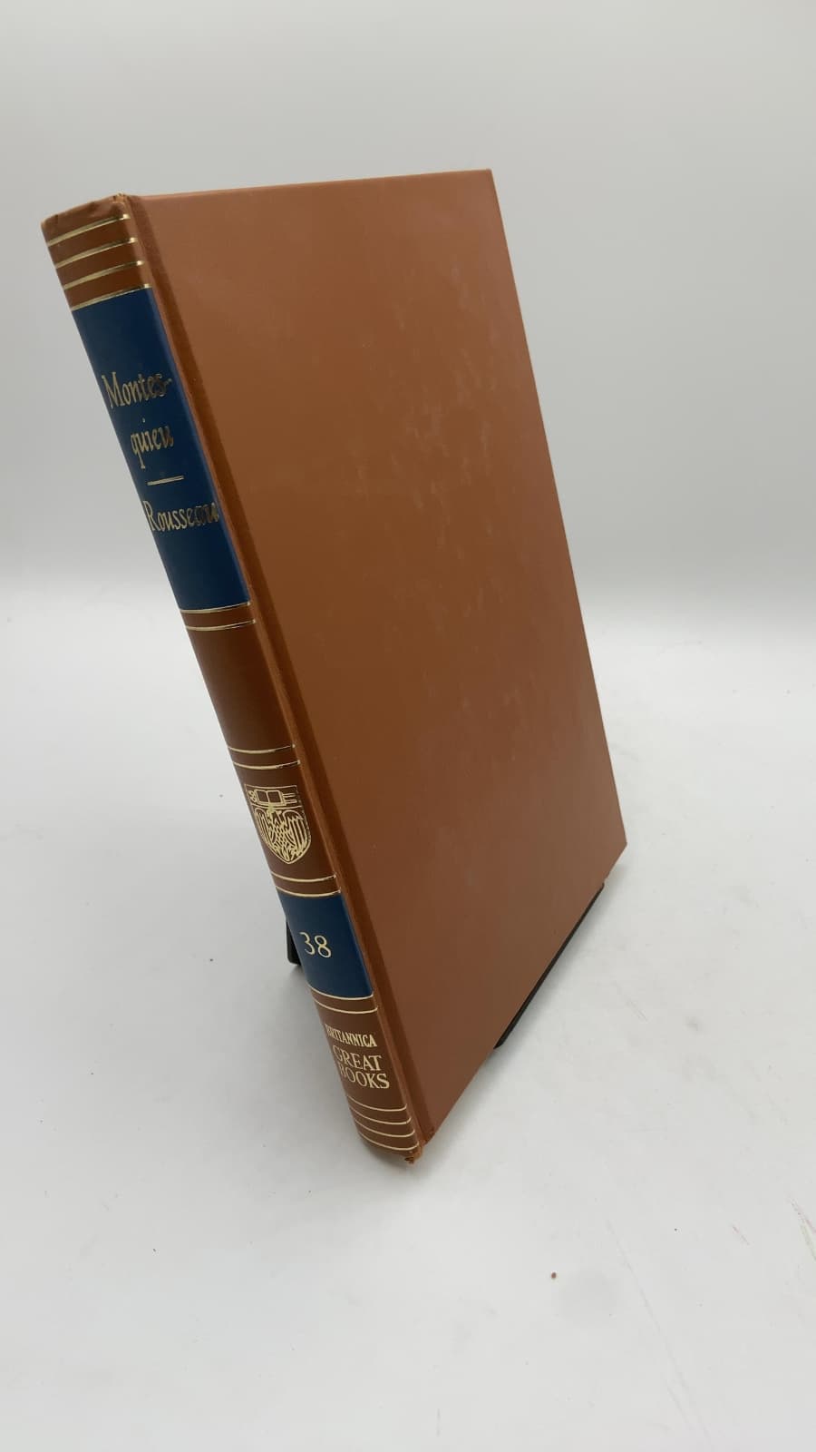 Great Books of the Western World, Vol. 38: Montesquieu / Rousseau by Montesquieu; Jean Jacques Rousseau - front cover
