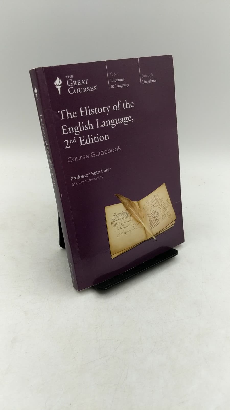 The History of the English Language, 2nd Edition: Course Guidebook by Seth Lerer - front cover