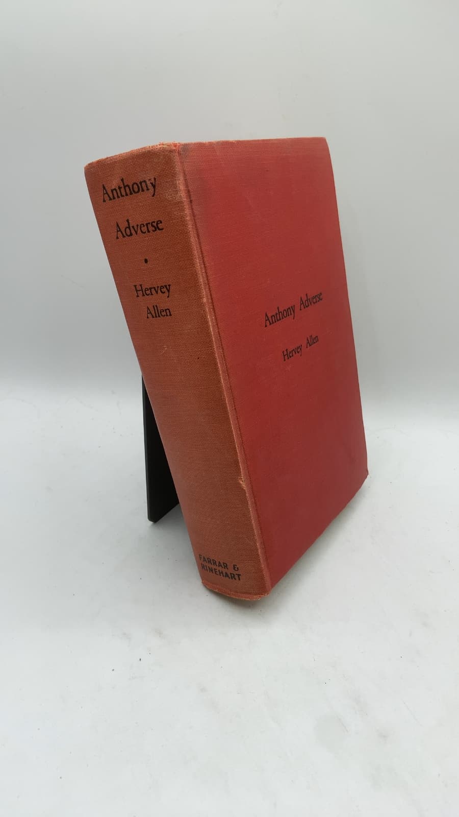 Anthony Adverse by Hervey Allen - front cover