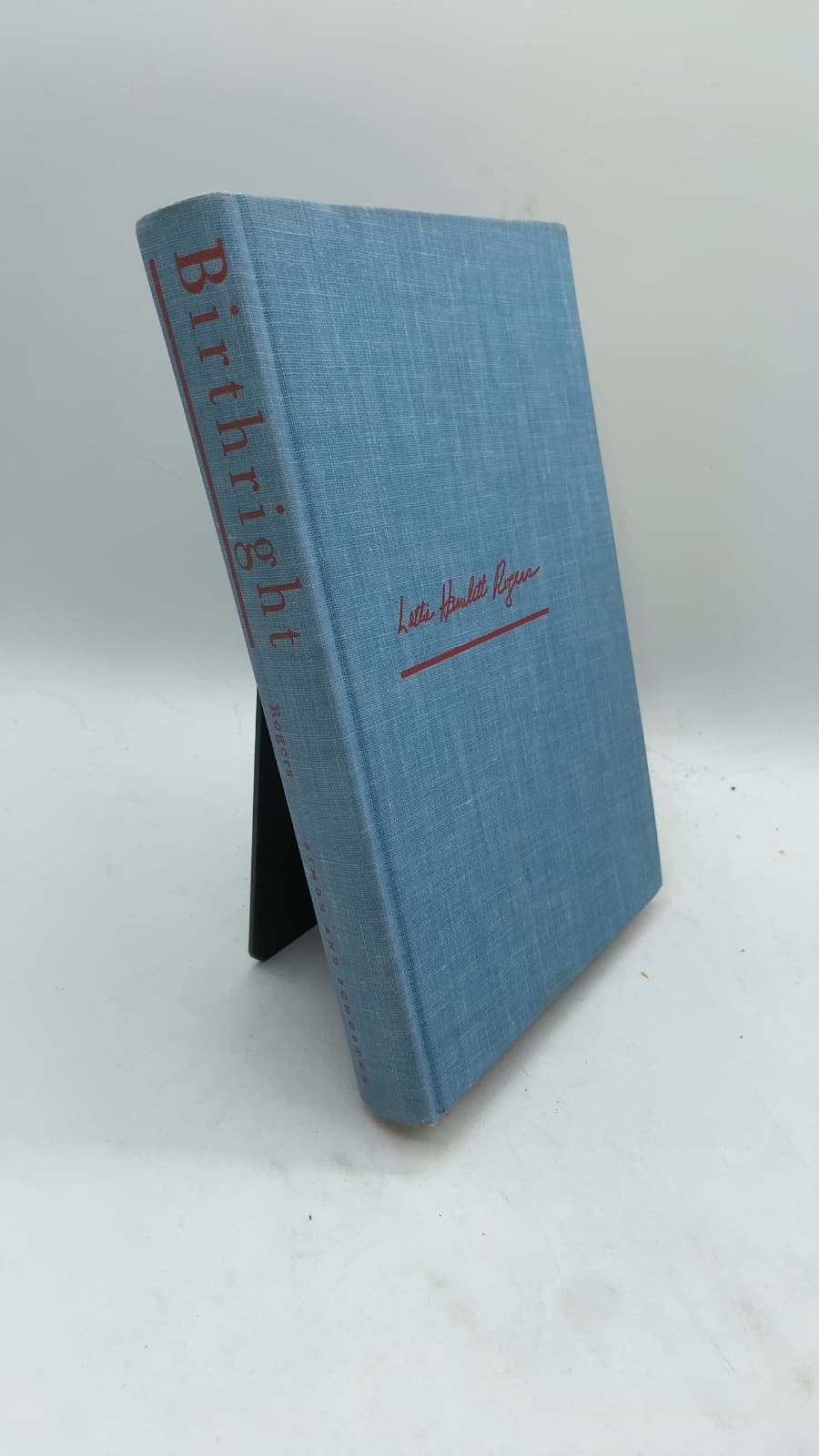 Birthright by Lettie Hamlett Rogers - front cover