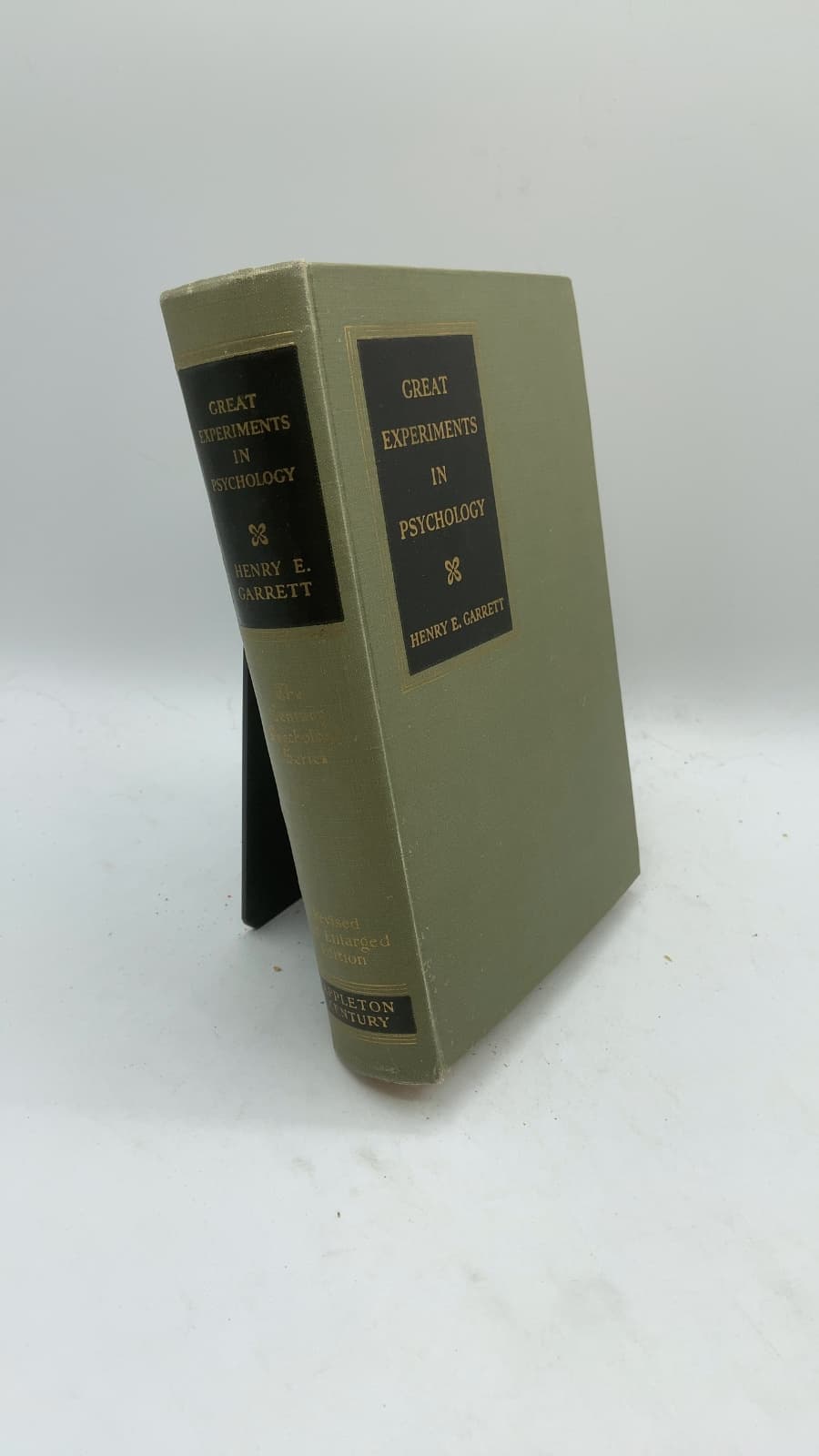 Great Experiments in Psychology by Henry E. Garrett - front cover