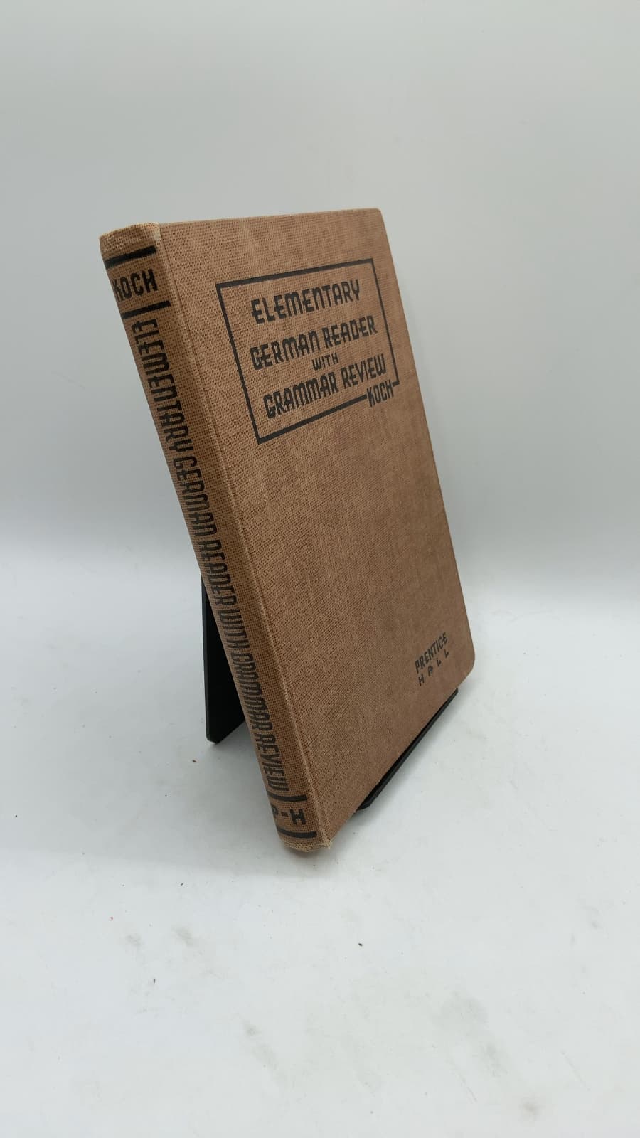 Elementary German Reader with Grammar Review by Ernst Koch - front cover