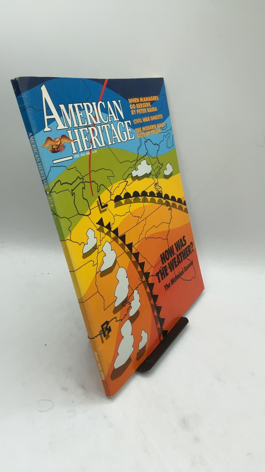 American Heritage: June/July 1986 (Volume 37, Number 4) by Byron Dobell (Editor) - front cover