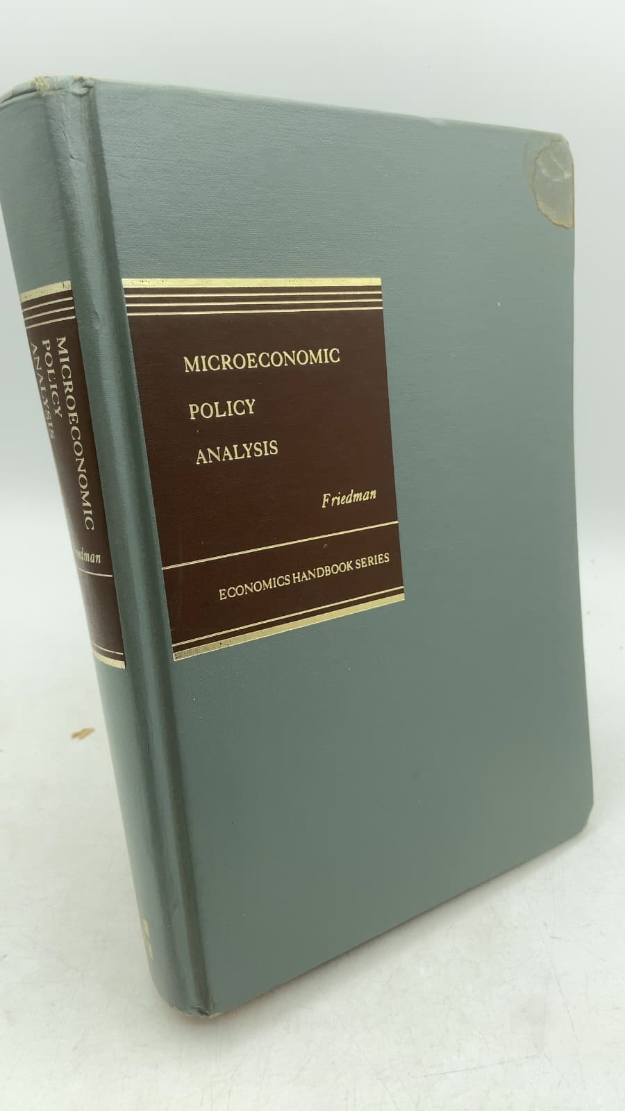 Microeconomic Policy Analysis by Lee S. Friedman - front cover