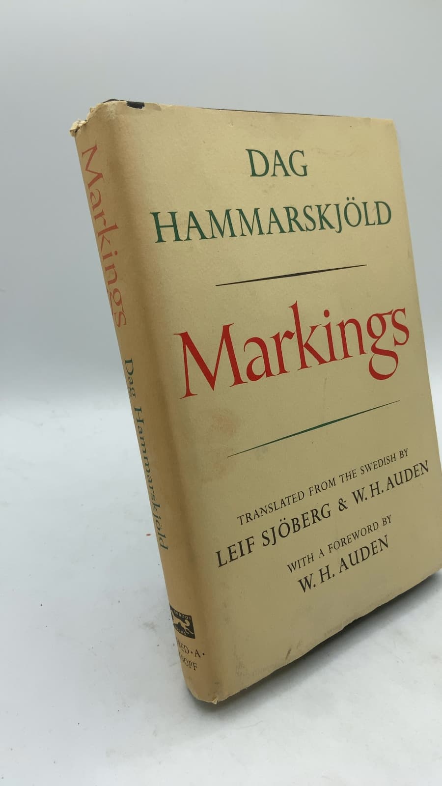 Markings by Dag Hammarskjöld - front cover