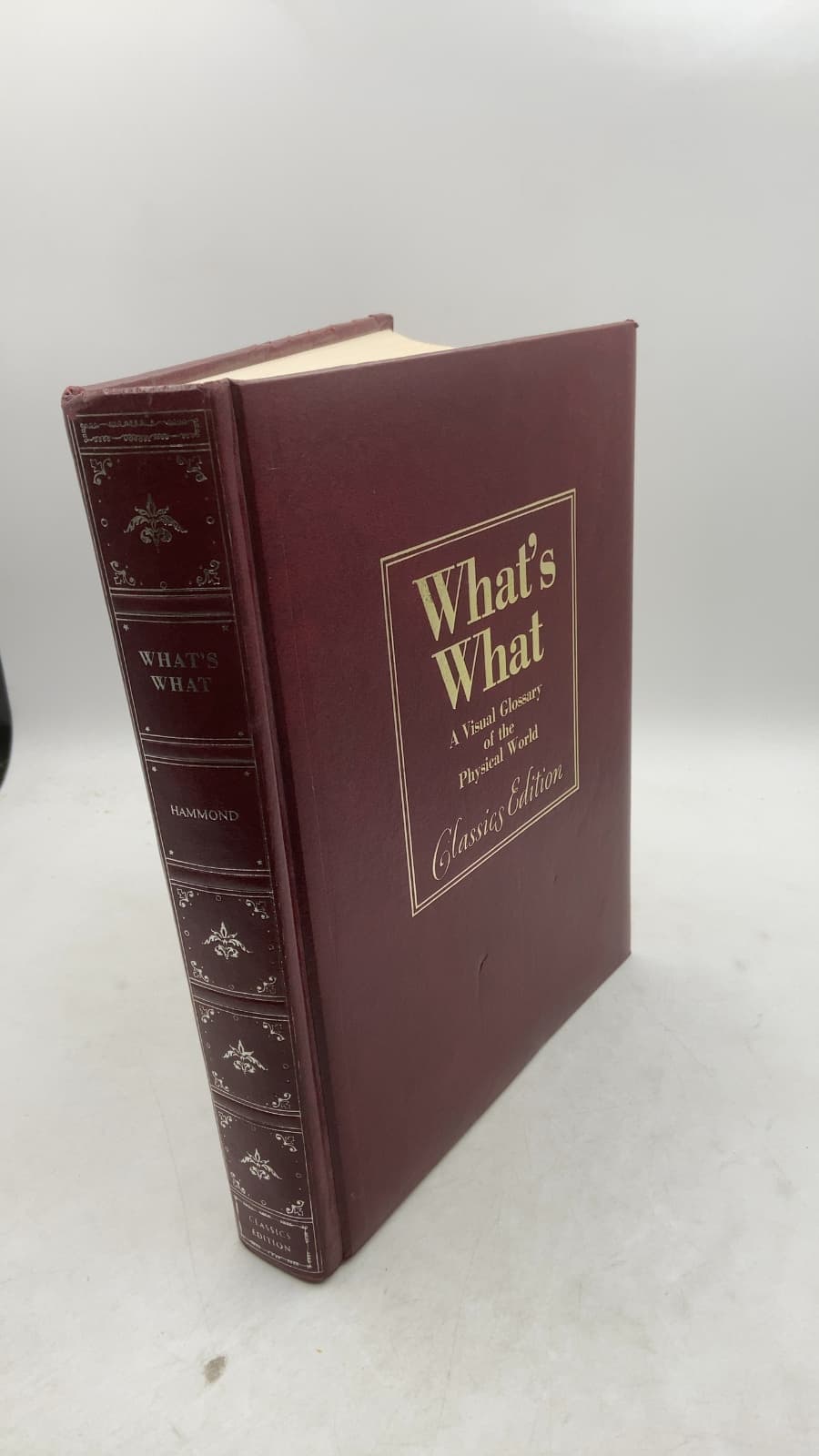 What's What: A Visual Glossary of the Physical World by Reginald Bragonier Jr. and David Fisher - front cover