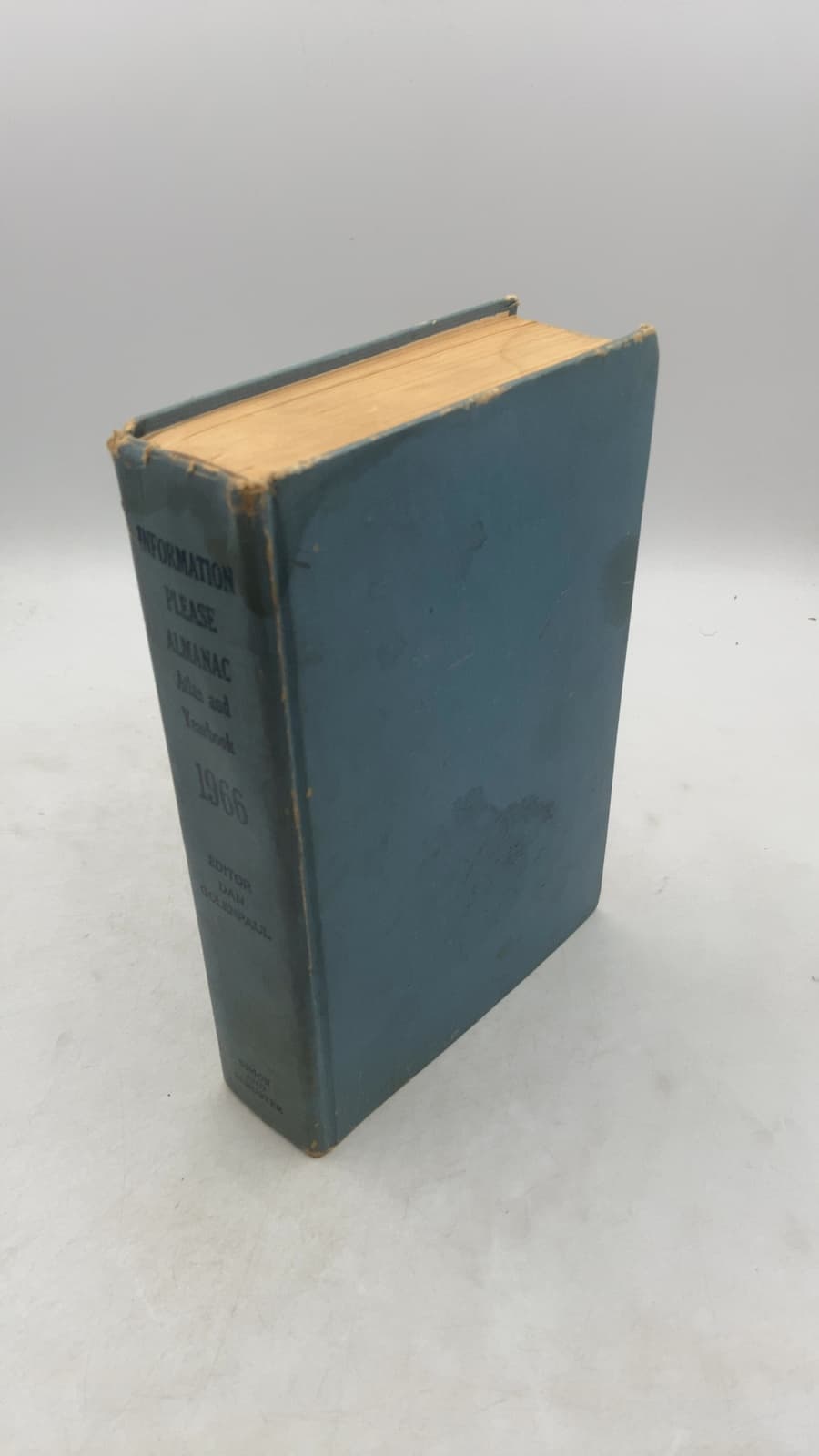 Information Please Almanac Atlas and Yearbook 1966 by Dan Golenpaul Associates - front cover