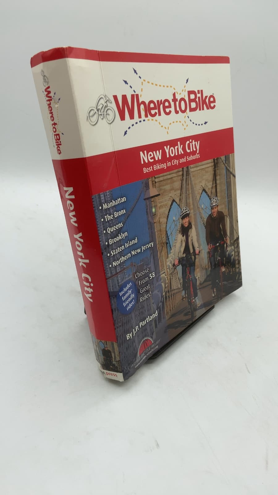 Where to Bike New York City by J.P. Partland - front cover