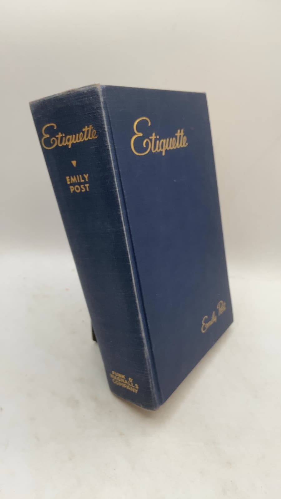 Etiquette: "The Blue Book of Social Usage" by Emily Post (Mrs. Price Post) - front cover