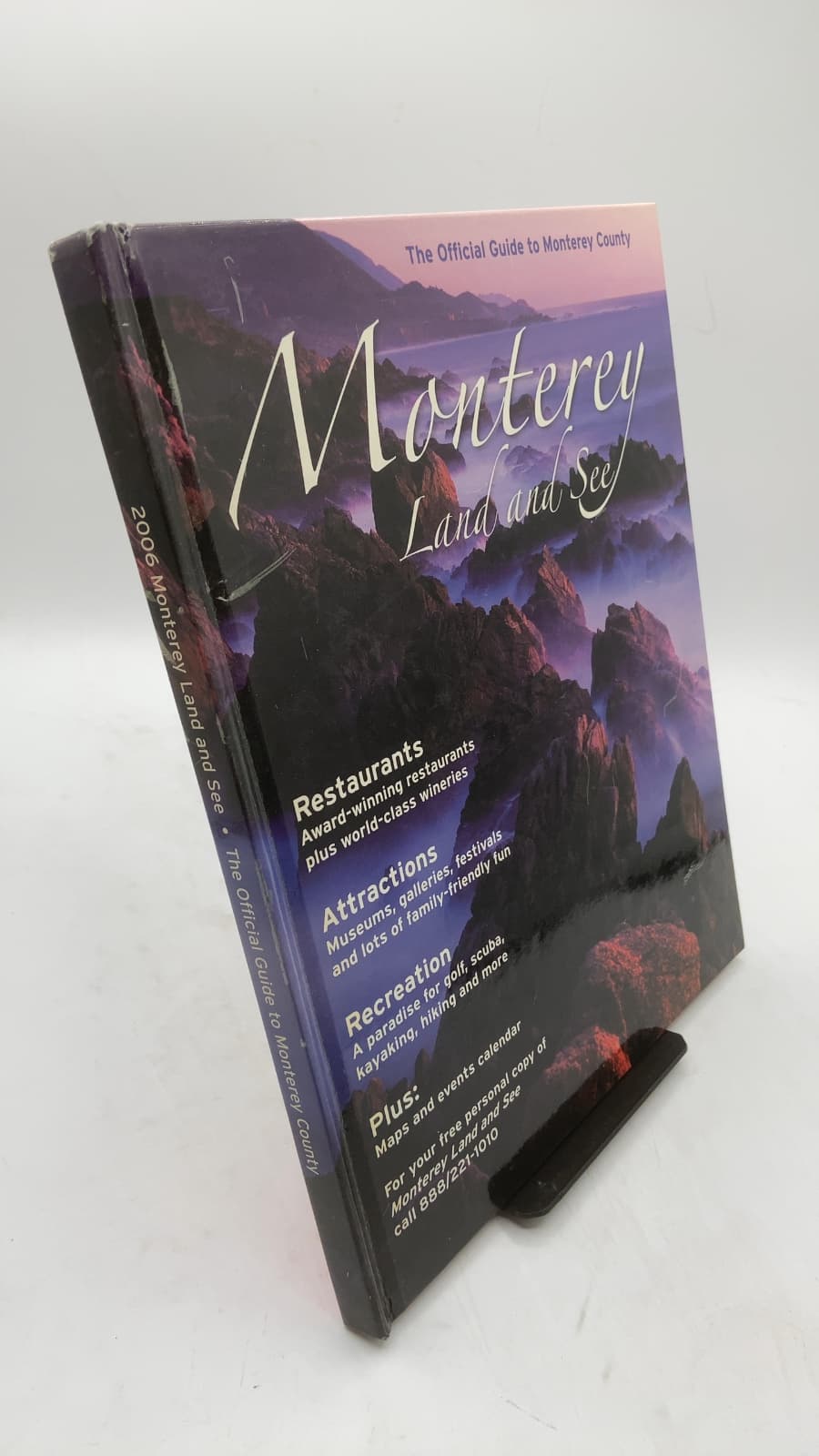 Monterey Land and See: The Official Guide to Monterey County - front cover
