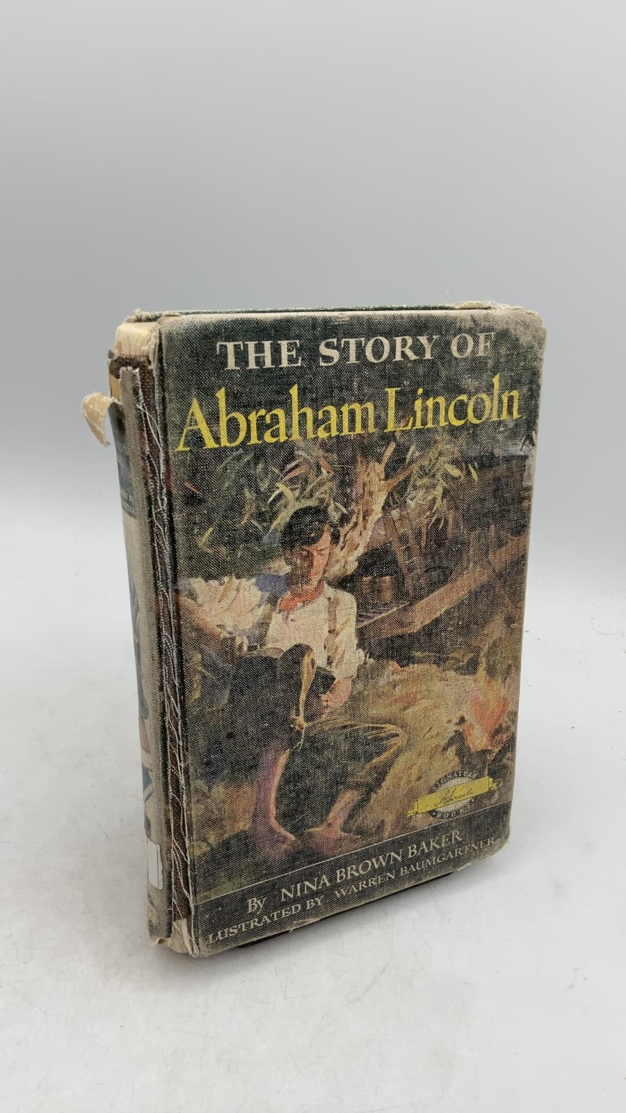 The Story of Abraham Lincoln by Nina Brown Baker - front cover
