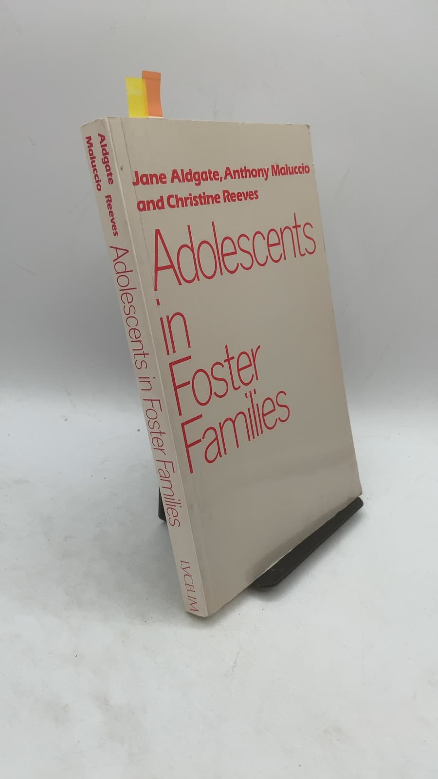 Adolescents in Foster Families by Jane Aldgate, Anthony Maluccio, Christine Reeves - front cover