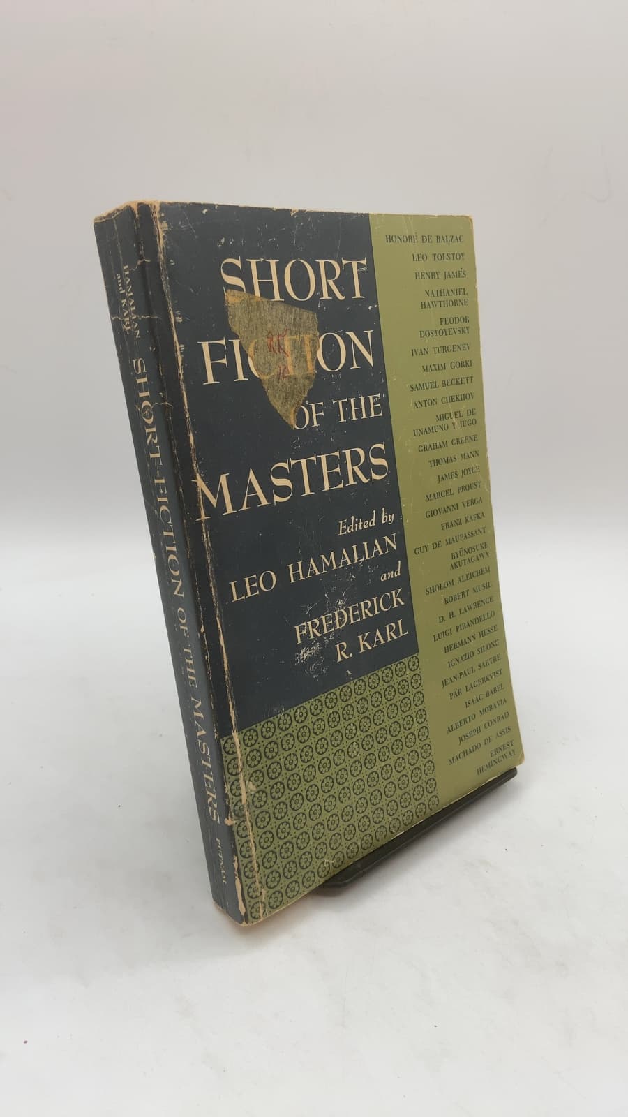 Short Fiction of the Masters by Leo Hamalian and Frederick R. Karl - front cover