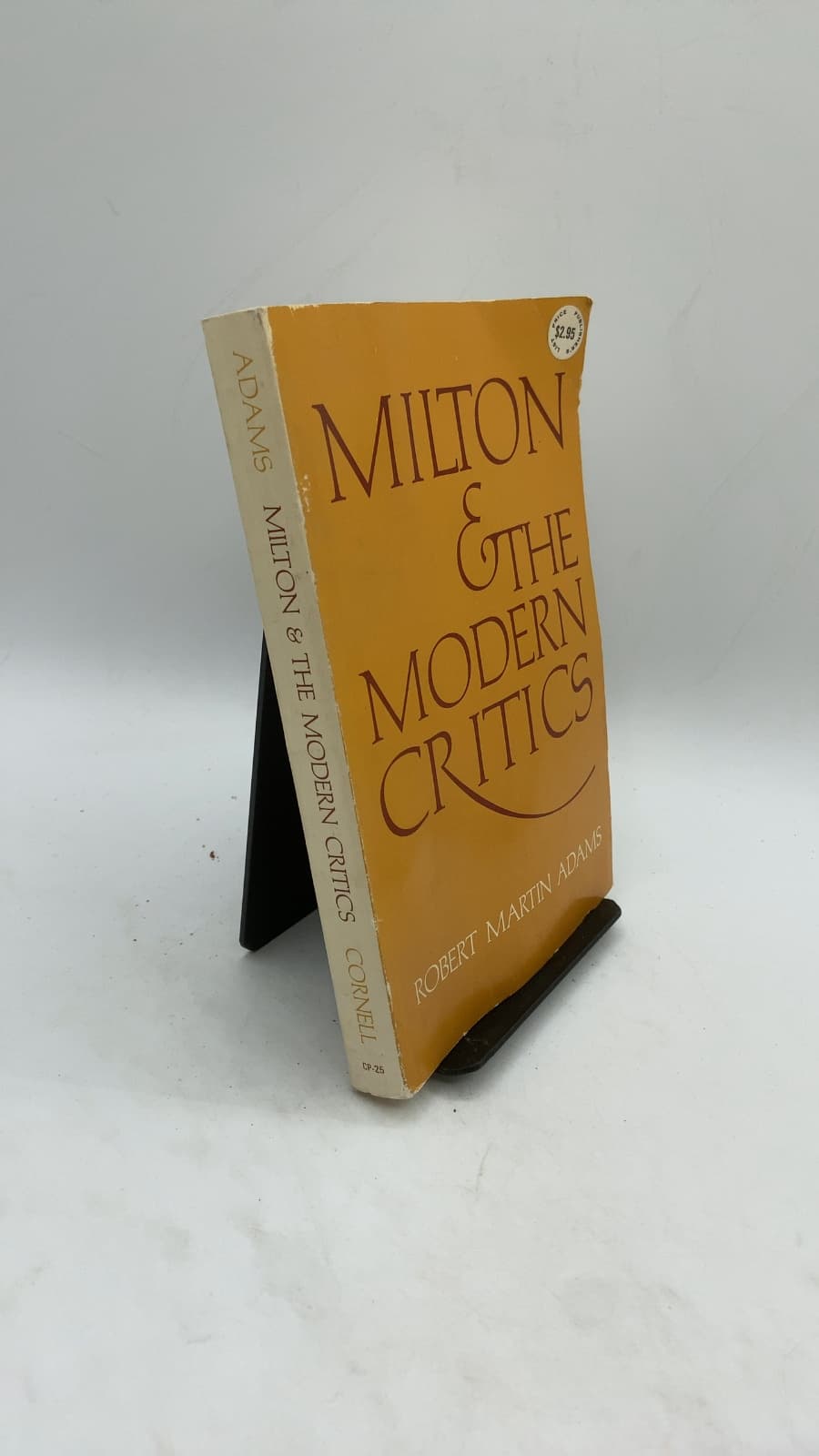 Milton and the Modern Critics by Robert Martin Adams - front cover