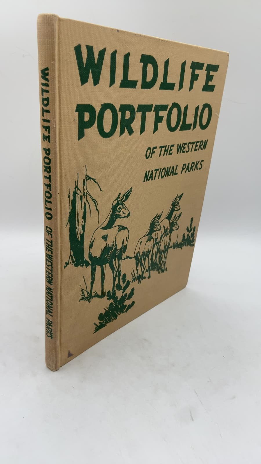 WILDLIFE PORTFOLIO of the Western National Parks by Joseph S. Dixon - front cover