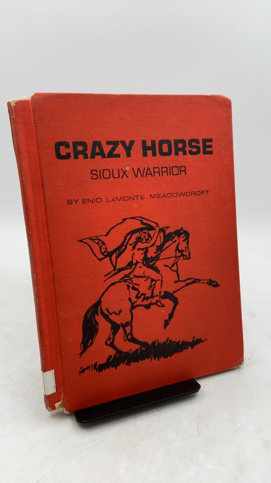 Crazy Horse Sioux Warrior by Enid Lamonte Meadowcroft - front cover