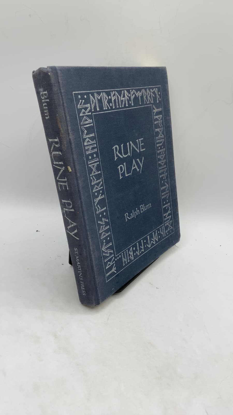 Rune Play: A Seasonal Record Book with Twelve New Techniques for Rune Casting by Ralph Blum - front cover
