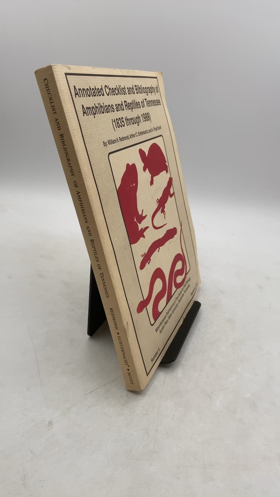 Annotated Checklist and Bibliography of Amphibians and Reptiles of Tennessee (1835 through 1989) by William H. Redmond, Arthur C. Echternacht, A. Floyd Scott - front cover