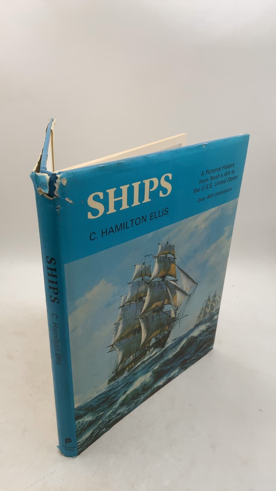 Ships: A Pictorial History from Noah's Ark to the U.S.S. United States by C. Hamilton Ellis - front cover