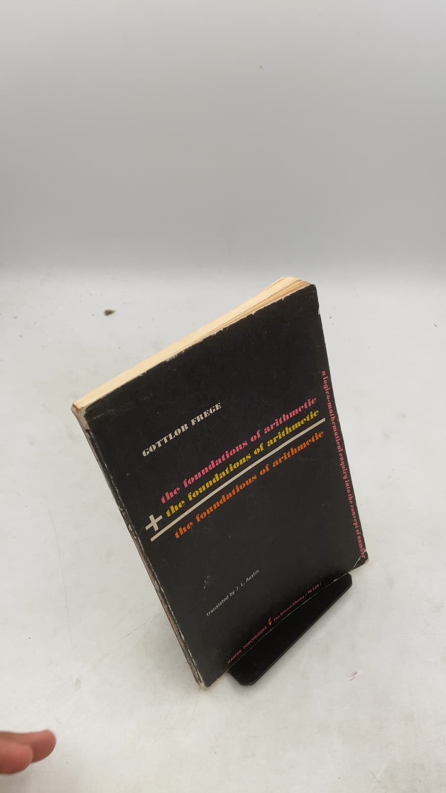 The Foundations of Arithmetic by Gottlob Frege - front cover