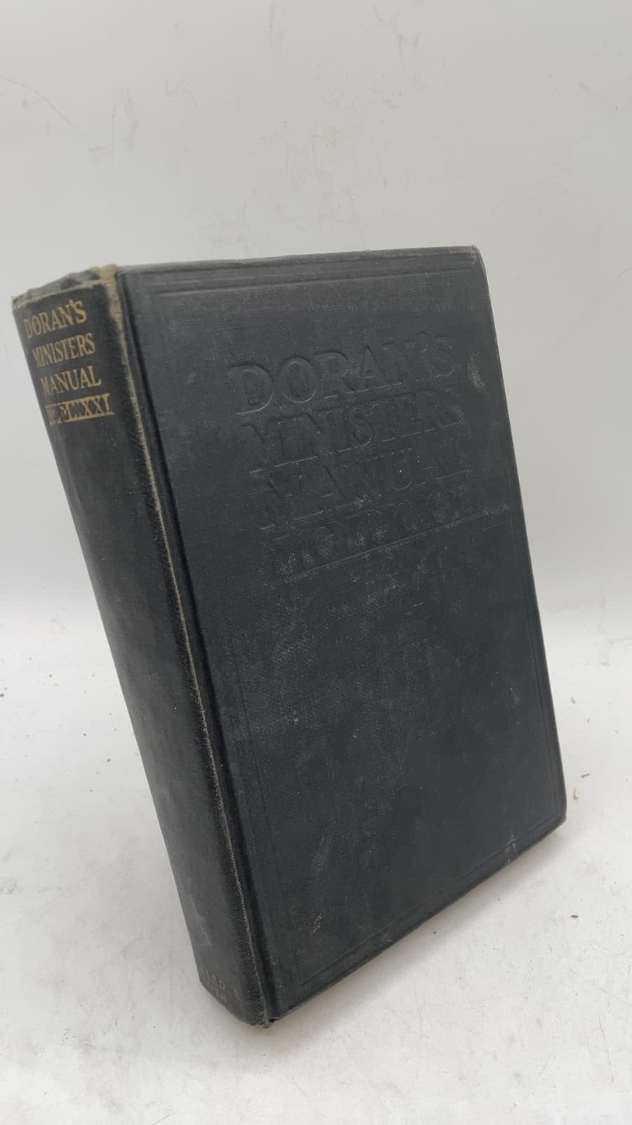 Doran's Ministers Manual: A Study and Pulpit Guide for the Calendar Year 1931 by Rev. G. B. F. Hallock, D.D. - front cover