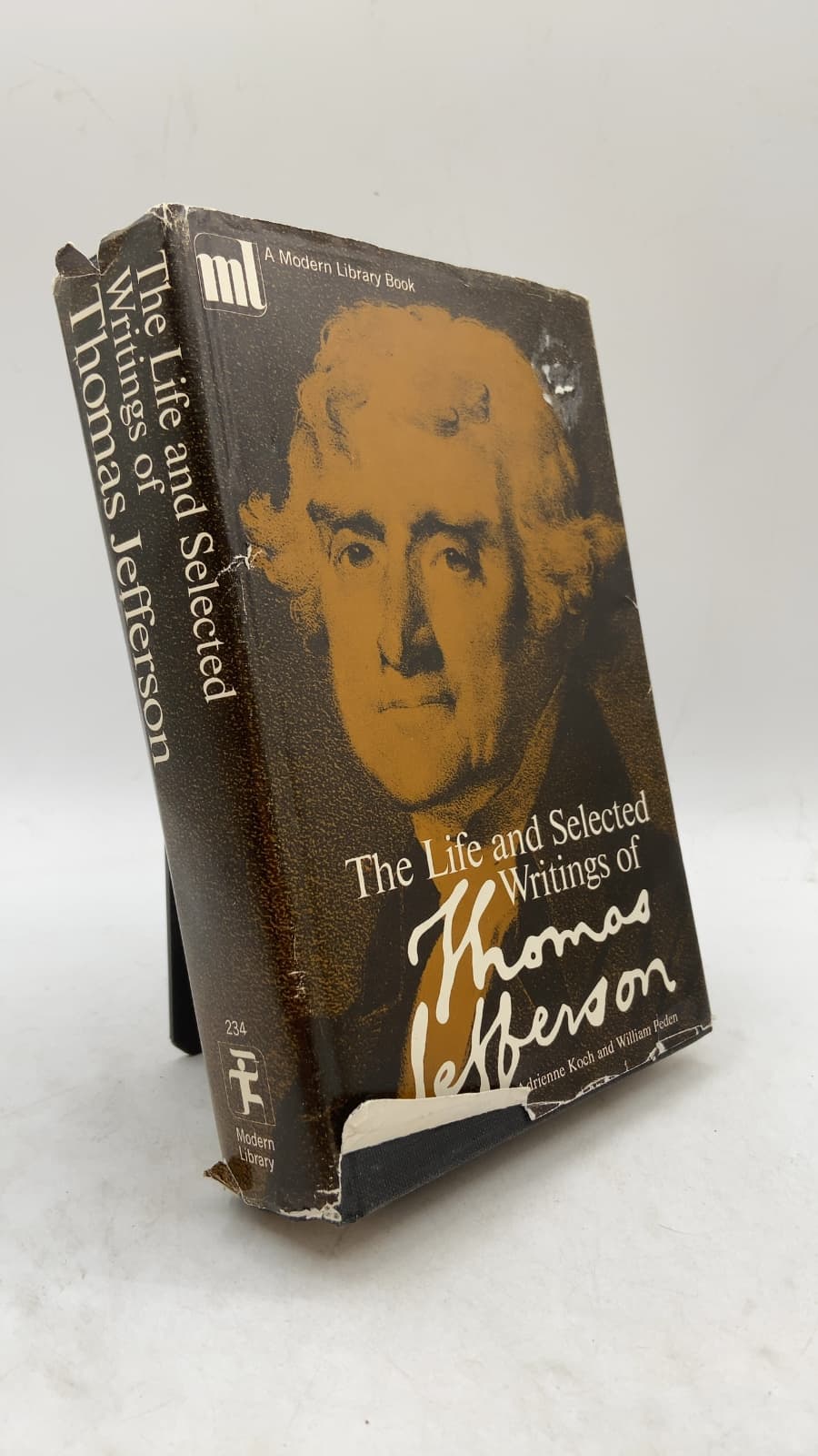 The Life and Selected Writings of Thomas Jefferson by Thomas Jefferson (Edited by Adrienne Koch and William Peden) - front cover