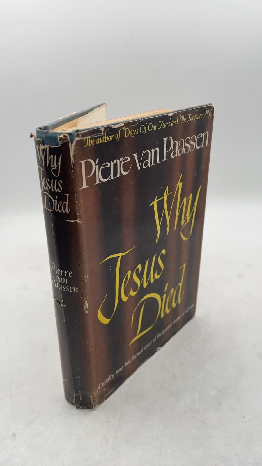 Why Jesus Died by Pierre van Paassen - front cover