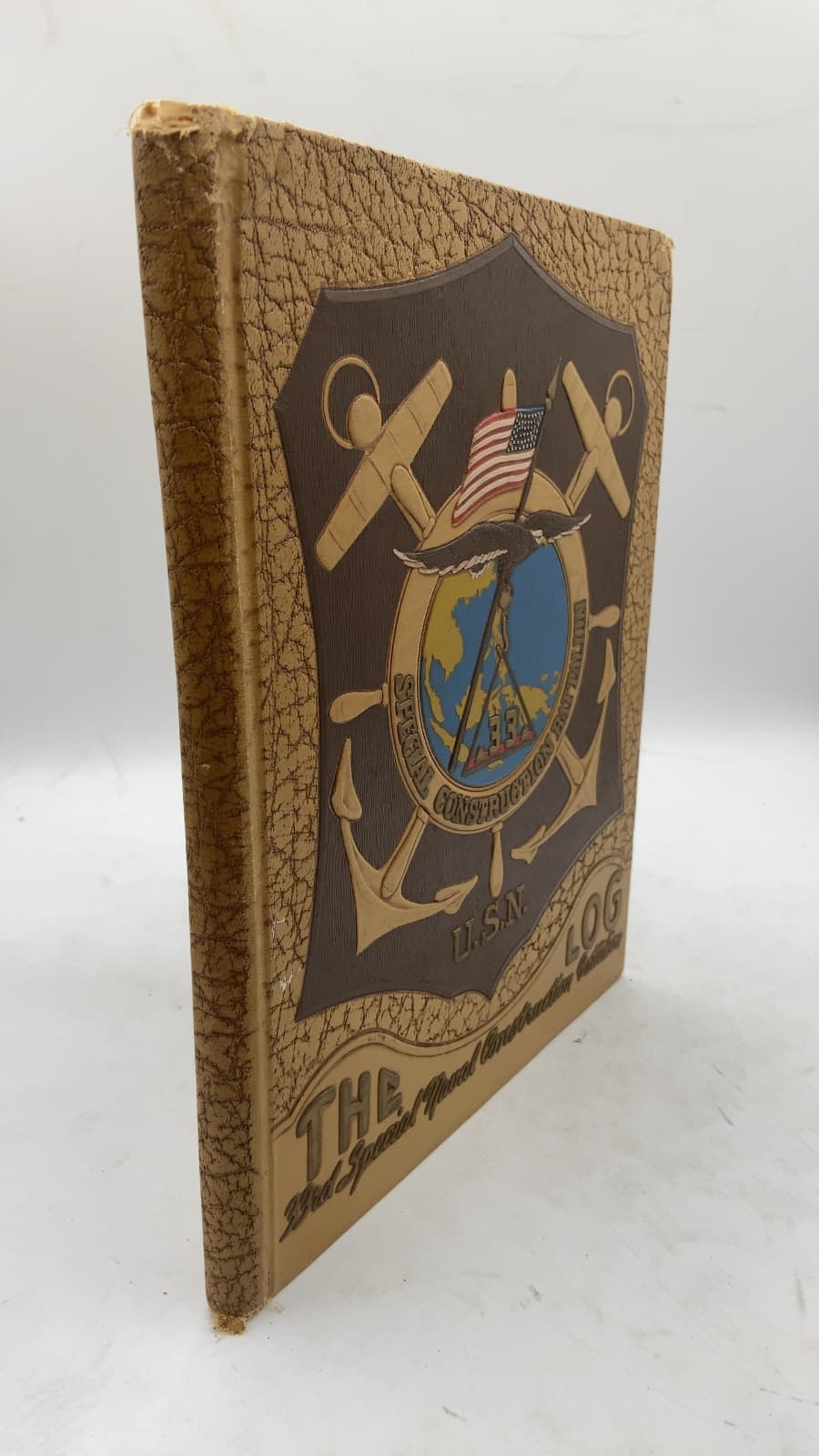 The Log of the 33rd Special Naval Construction Battalion - front cover