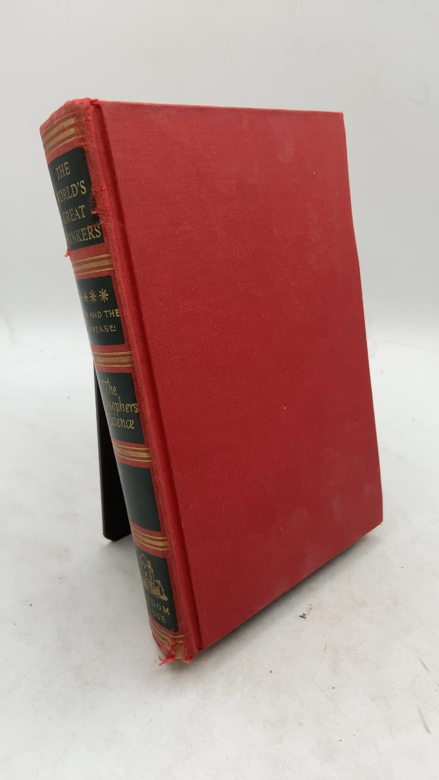 Man and the Universe: The Philosophers of Science by Edited by Saxe Commins & Robert N. Linscott - front cover
