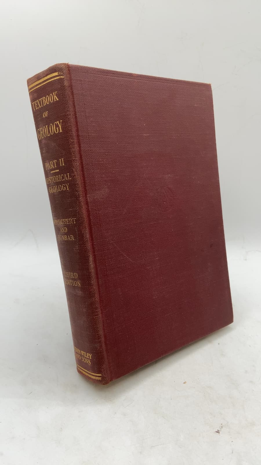 A Textbook of Geology Part II - Historical Geology by Charles Schuchert and Carl O. Dunbar - front cover