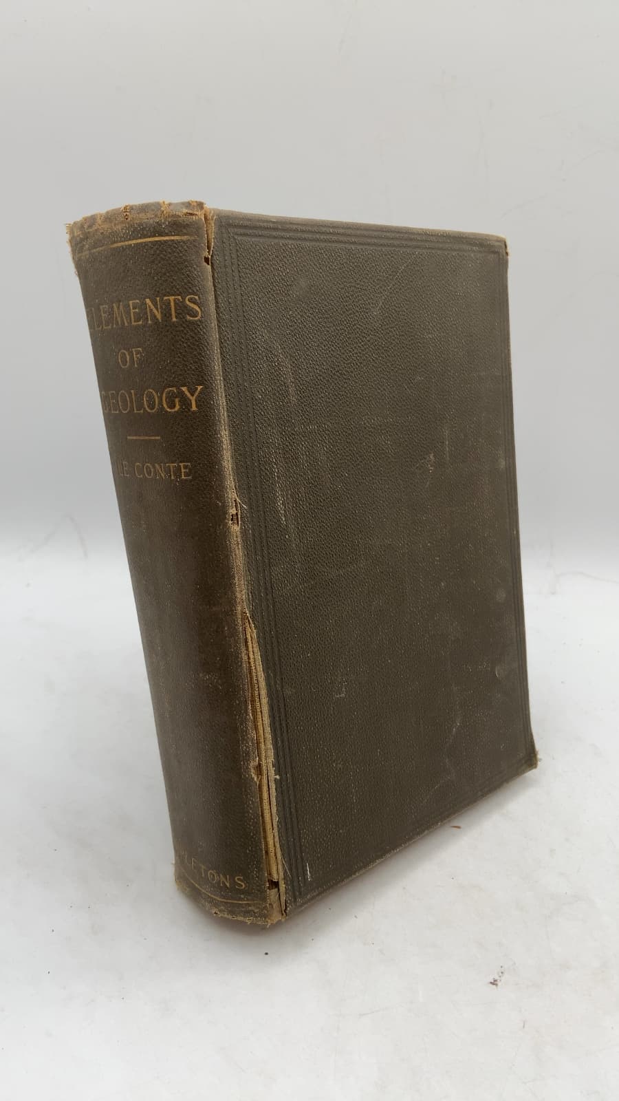 Elements of Geology by Joseph Le Conte - front cover