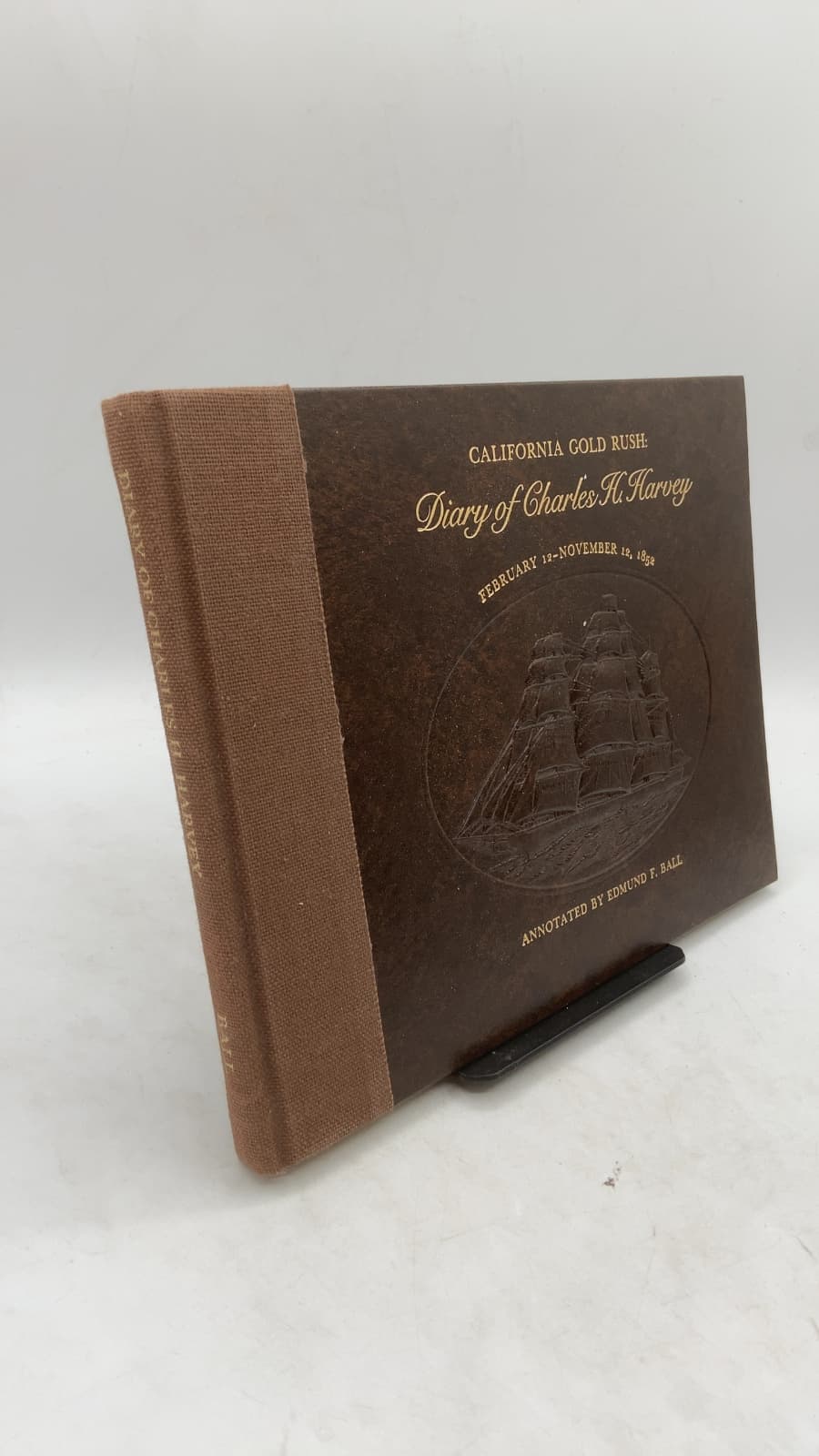 California Gold Rush: Diary of Charles H. Harvey, February 12-November 12, 1852 by Charles H. Harvey (Annotated by Edmund F. Ball) - front cover