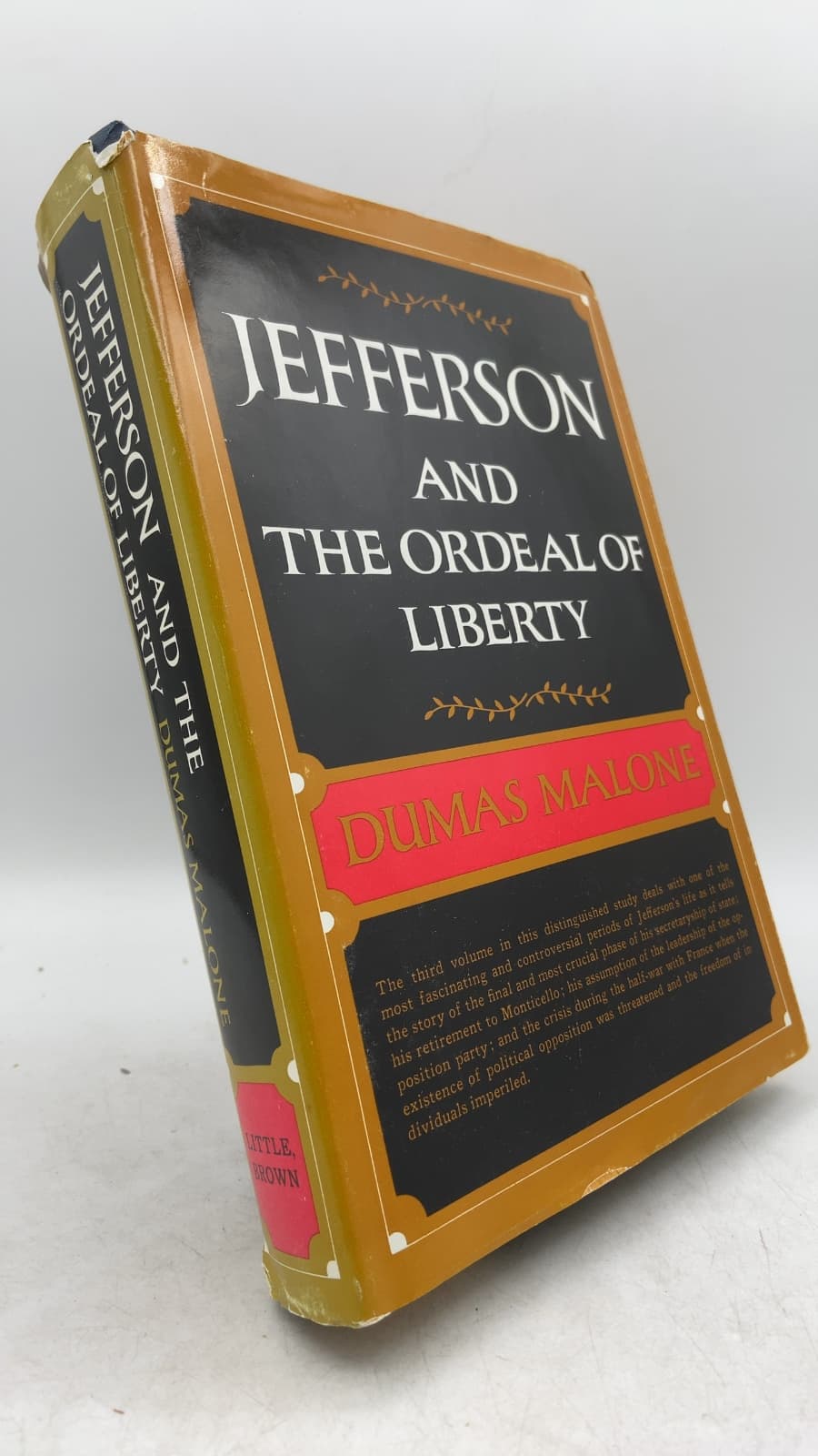 Jefferson and the Ordeal of Liberty by Dumas Malone - front cover