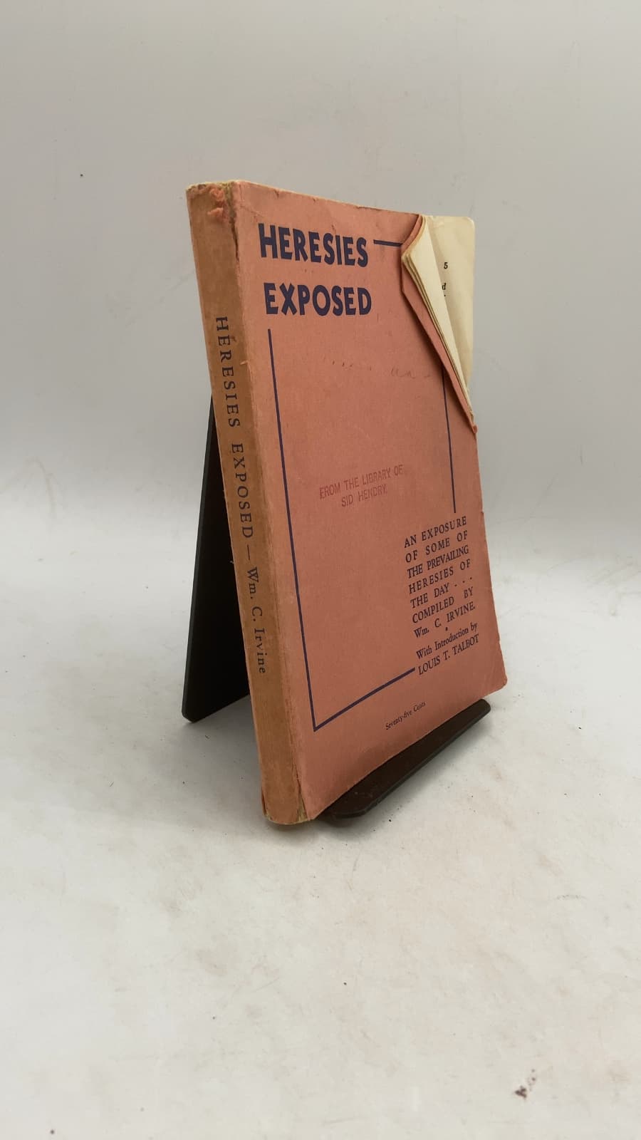 Heresies Exposed by Wm. C. Irvine - front cover