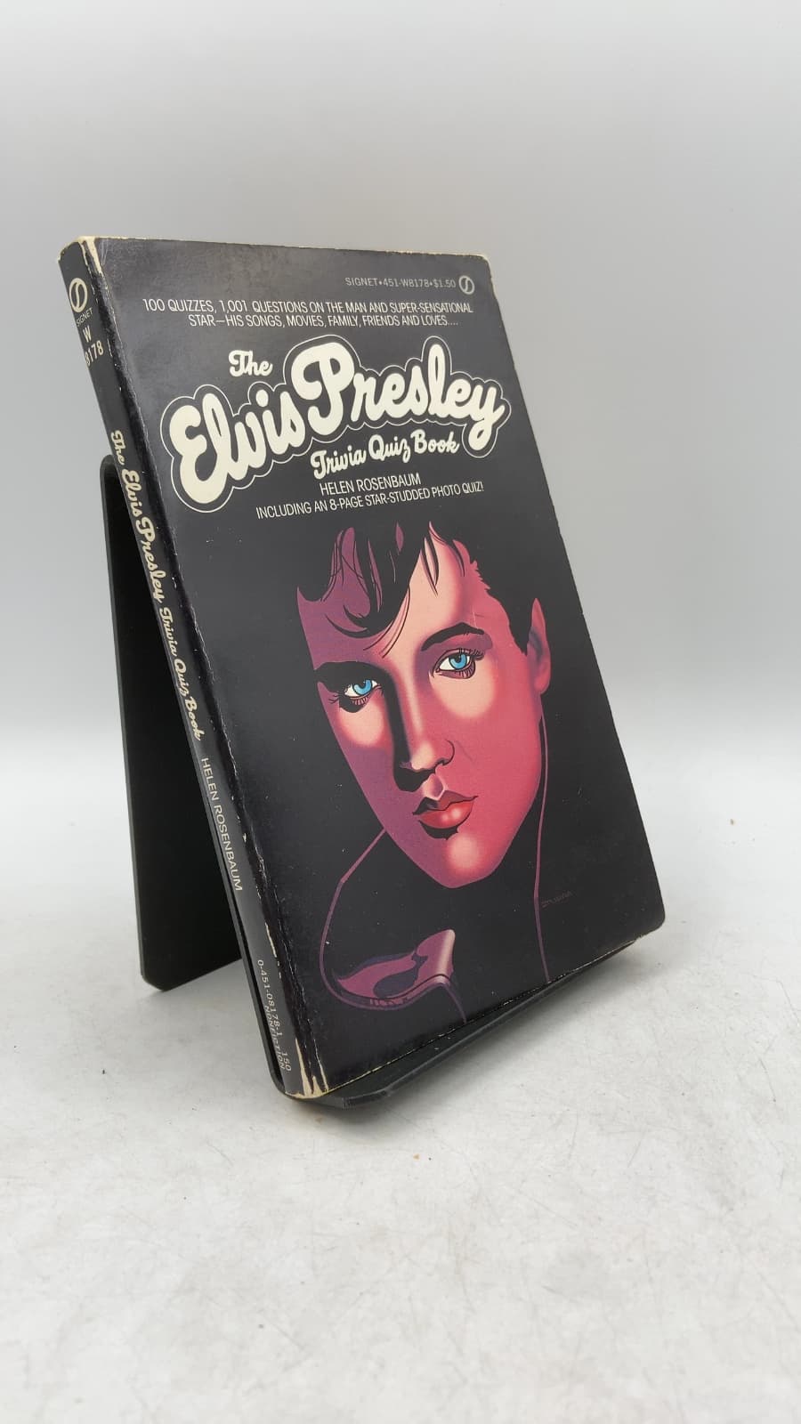The Elvis Presley Trivia Quiz Book by Helen Rosenbaum - front cover