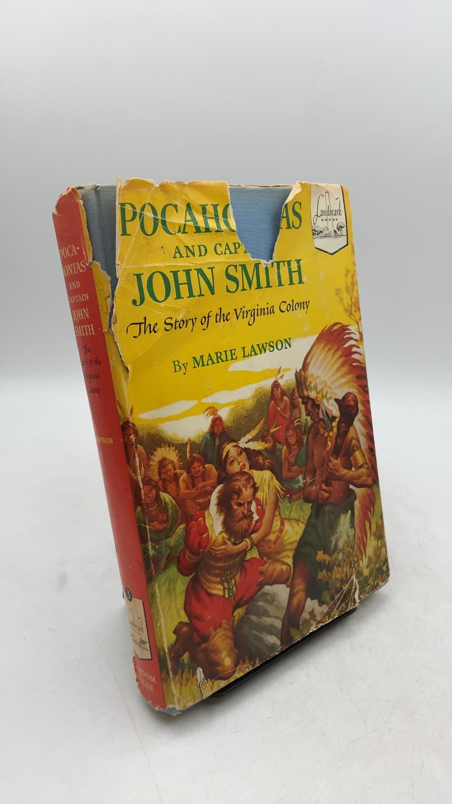 Pocahontas and Captain John Smith: The Story of the Virginia Colony by Marie Lawson - front cover