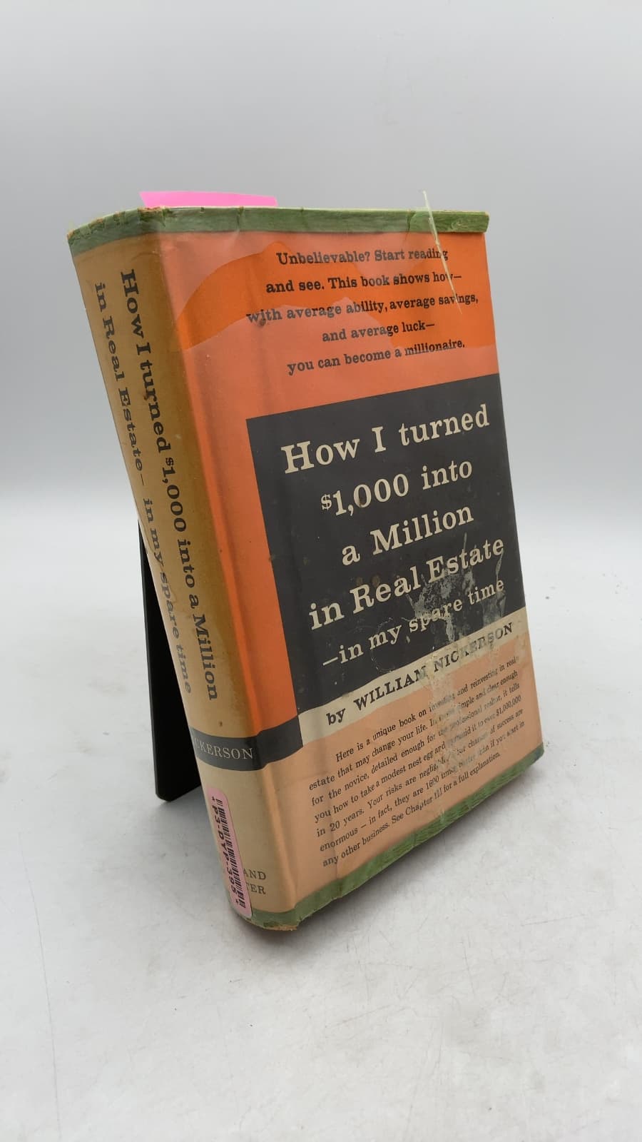 How I Turned $1,000 into a Million in Real Estate—in My Spare Time by William Nickerson - front cover