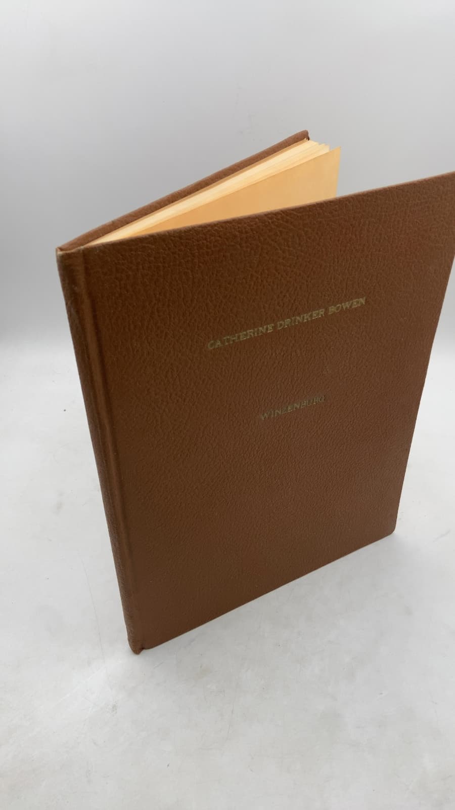 Catherine Drinker Bowen: Her Theory and Practice of Biography by James Winzenburg - front cover
