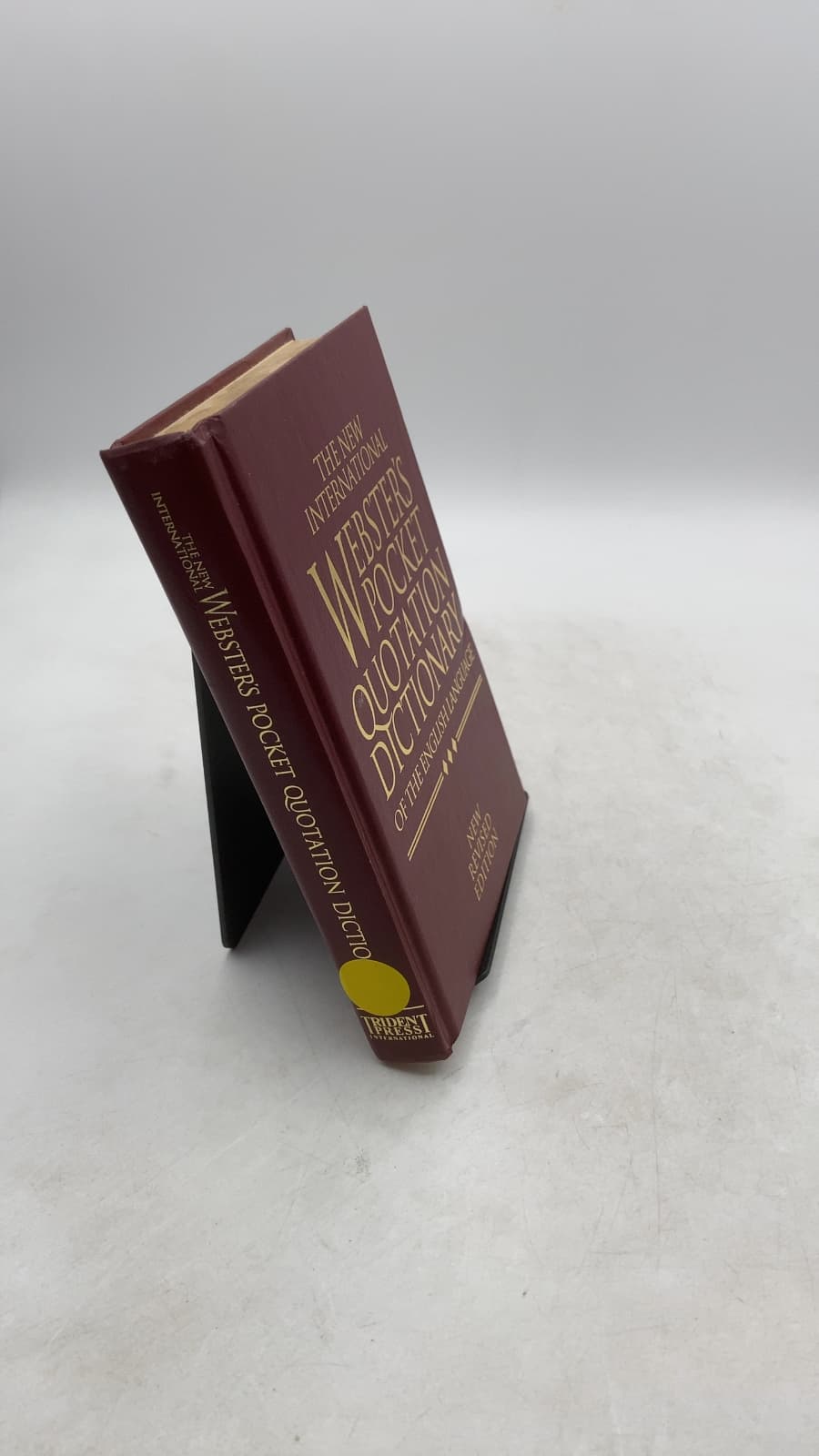 The New International Webster's Pocket Quotation Dictionary of the English Language by J. Radcliffe