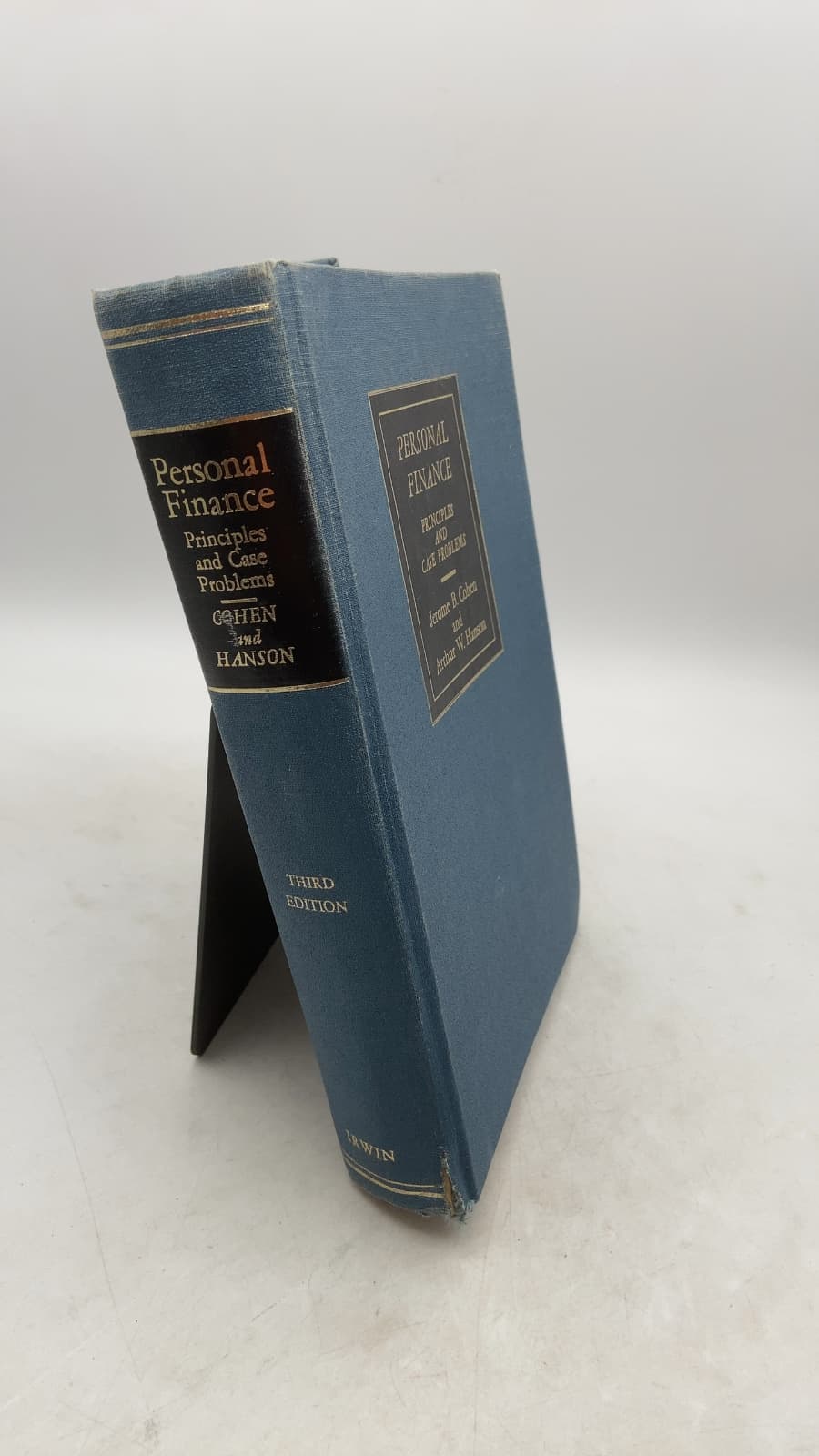 Personal Finance: Principles and Case Problems by Jerome B. Cohen, Ph.D. and Arthur W. Hanson, LL.B., D.C.S. - front cover