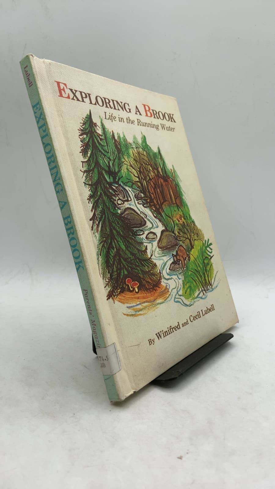 Exploring a Brook: Life in the Running Water by Winifred and Cecil Lubell - front cover