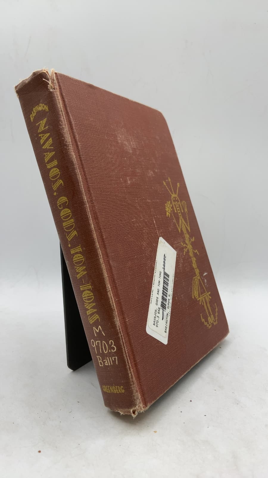 Navajos Gods and Tom-Toms by S. H. Babington - front cover