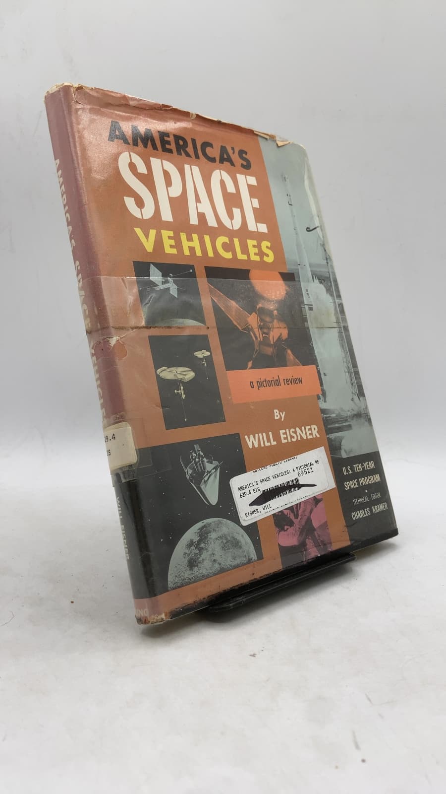 America's Space Vehicles: A Pictorial Review by Will Eisner - front cover