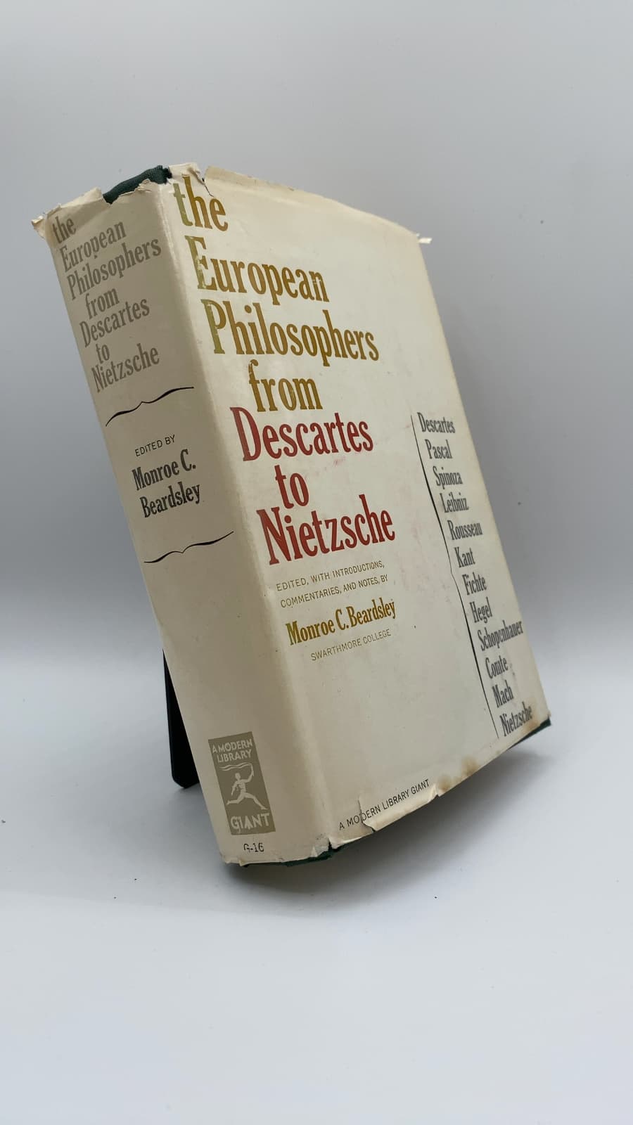 The European Philosophers from Descartes to Nietzsche by Monroe C. Beardsley (Editor) - front cover