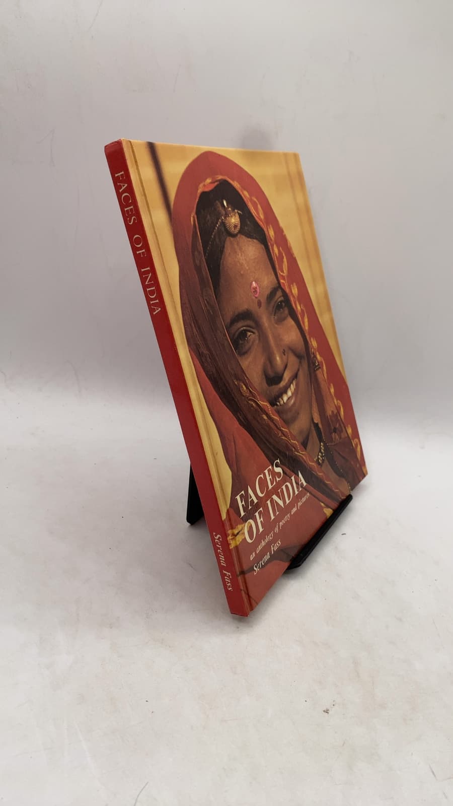 Faces of India: an anthology of poetry & pictures by Serena Fass - front cover