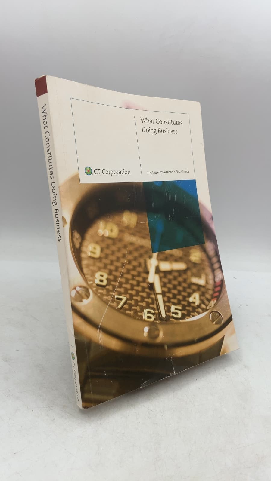 What Constitutes Doing Business by CT Corporation - front cover