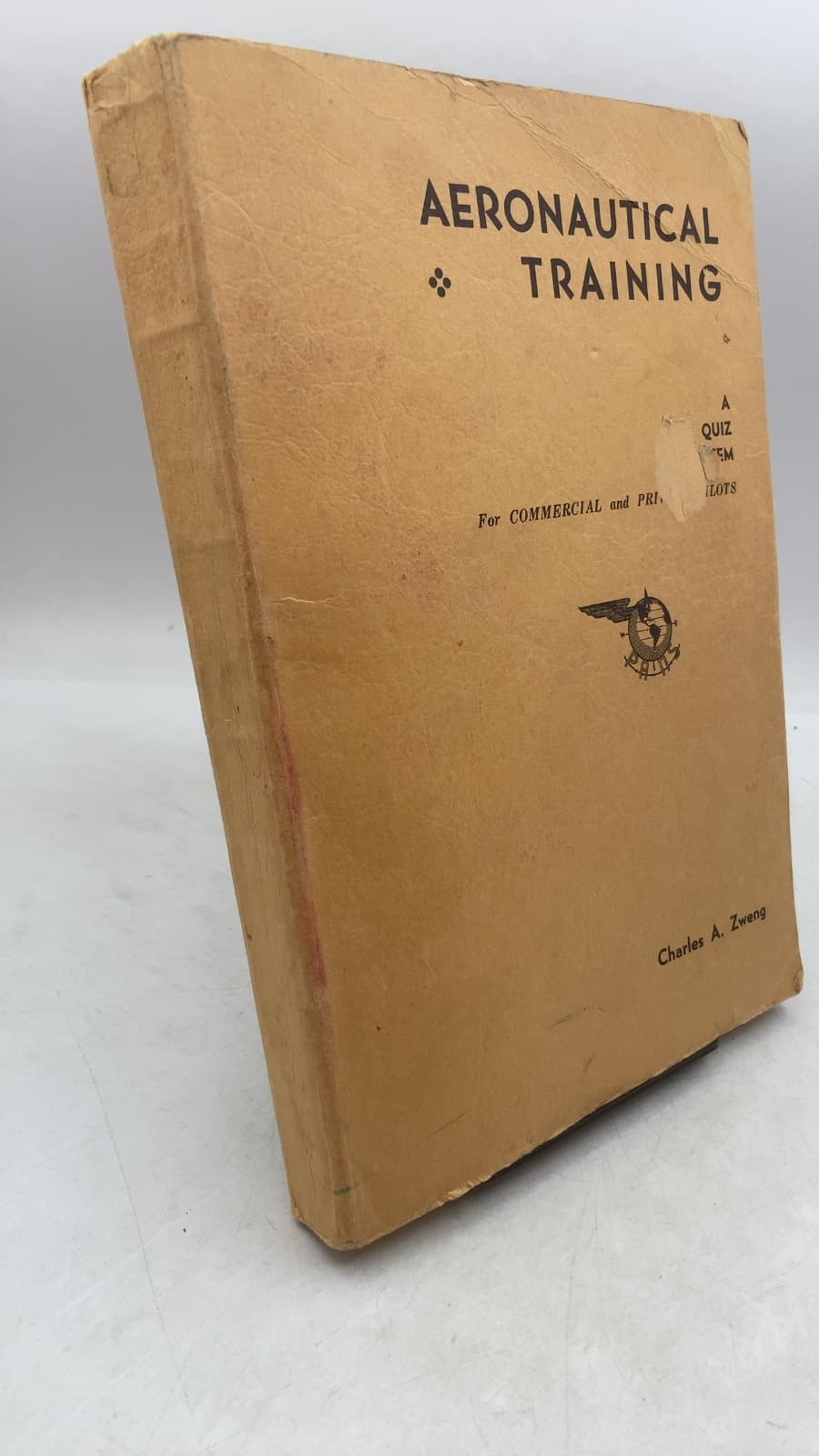 Aeronautical Training: "A Quiz System" by Charles A. Zweng - front cover