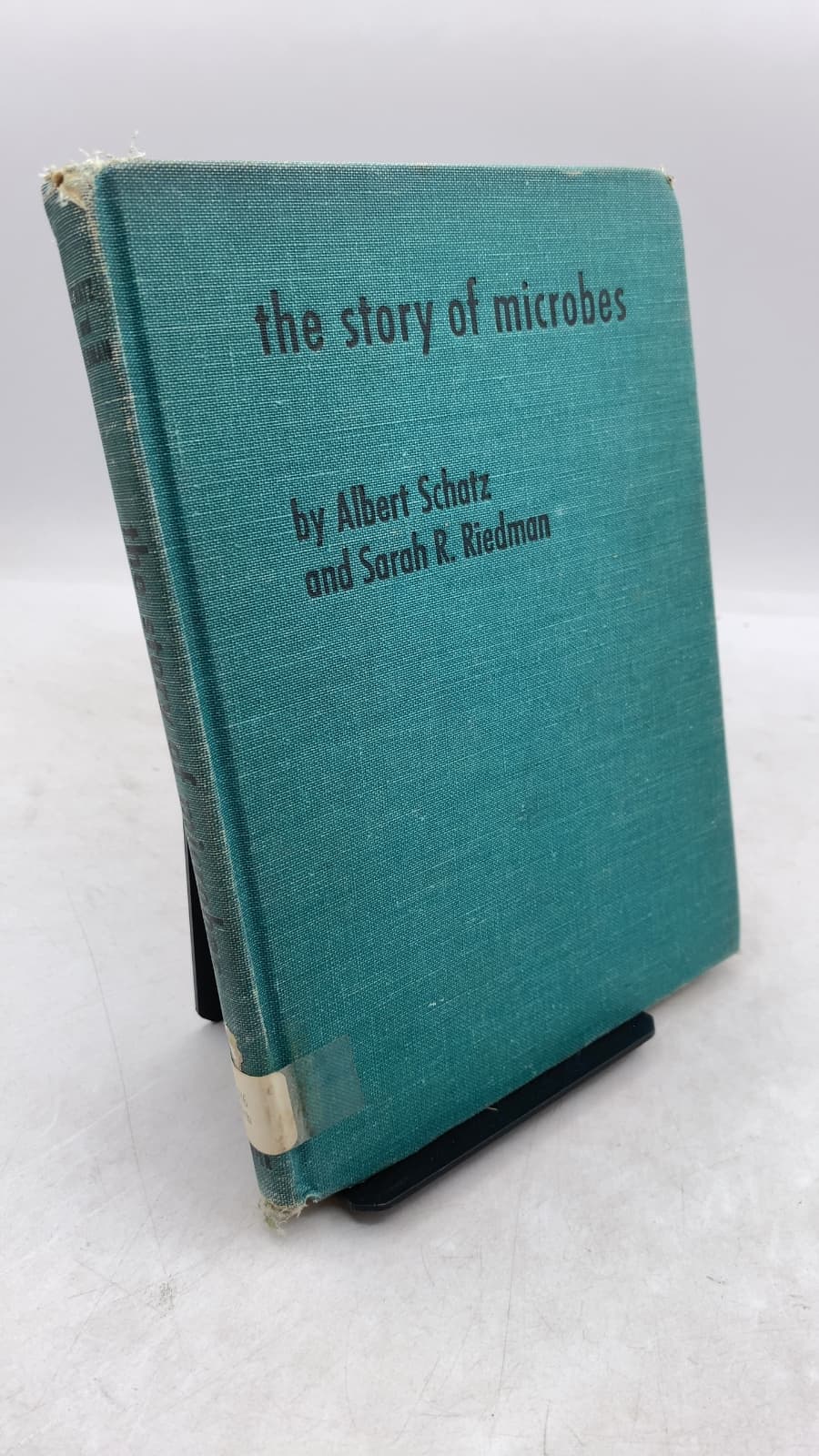The Story of Microbes by Albert Schatz and Sarah R. Riedman - front cover